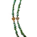 AngelEyes Heart on my Shoulder Green Freshwater Pearl Necklace