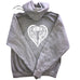 Goddaughters Protect your Peace Grey AngelEyes heart hoodie