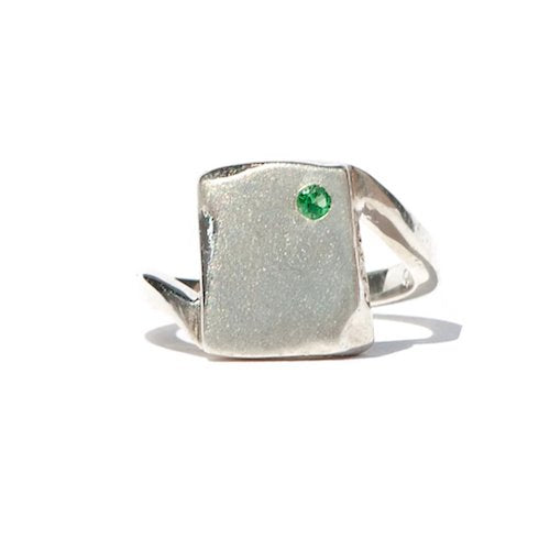 Odin Personalized Petite Ring Emerald Ruby Diamond Sapphire Aquamarine Garnet Tourmaline Citrine New Beginning Ring 