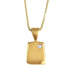 Yellow Gold Odin Petite New Beginning Necklace with box chain 