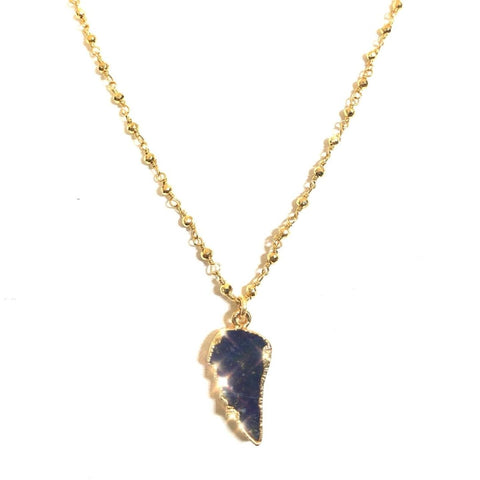 Peace Angel Lapis Necklace by Goddaughters Wearable Art for the Soul