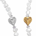 Goddaughters Angeleyes Heart On my shoulder Freshwater Pearl Necklace 