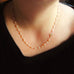 Angeleyes Heart Rose Gold Freshwater Pearl Necklace