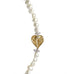 Goddaughters Gold AngelEyes Heart Freshwater Pearl Necklace 